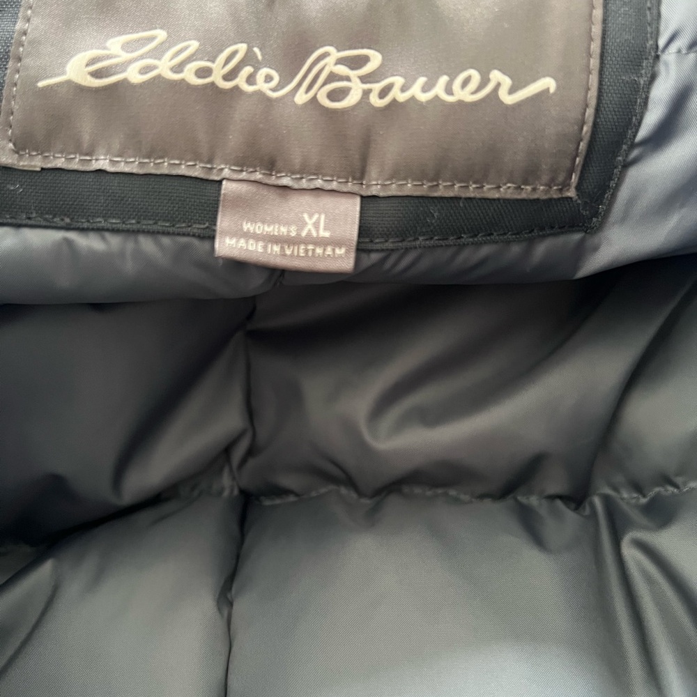Eddie Bauer Silver Lining Down Waterproof Stadium Coat/jacket. Winter Snow - Picture 2 of 4
